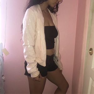 Light Pink Sequin Forever 21 Jacket